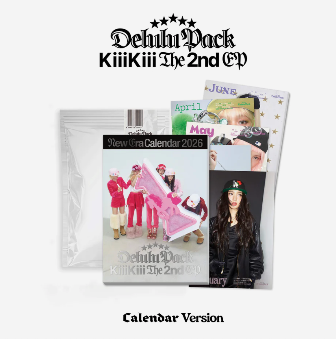 KiiiKiii - 2nd EP [Delulu Pack] Calendar. Version