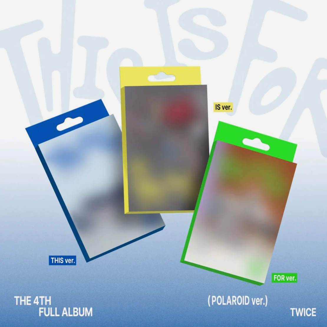 TWICE - 4th Full Album [THIS IS FOR] POLAROID Ver.