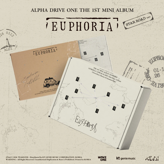 ALPHA DRIVE ONE - 1st Mini Album [EUPHORIA] STAR ROAD Ver.