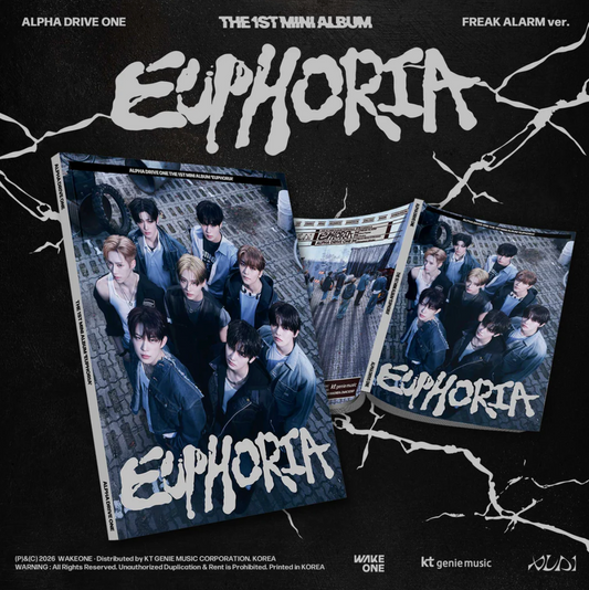 ALPHA DRIVE ONE - 1st Mini Album [EUPHORIA] FREAK ALARM Ver.