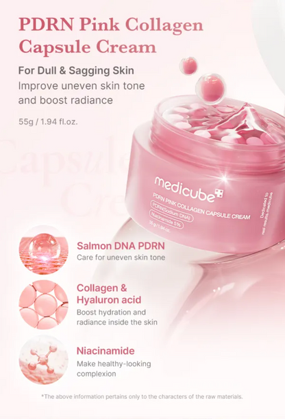 medicube - PDRN Pink Collagen Capsule Cream