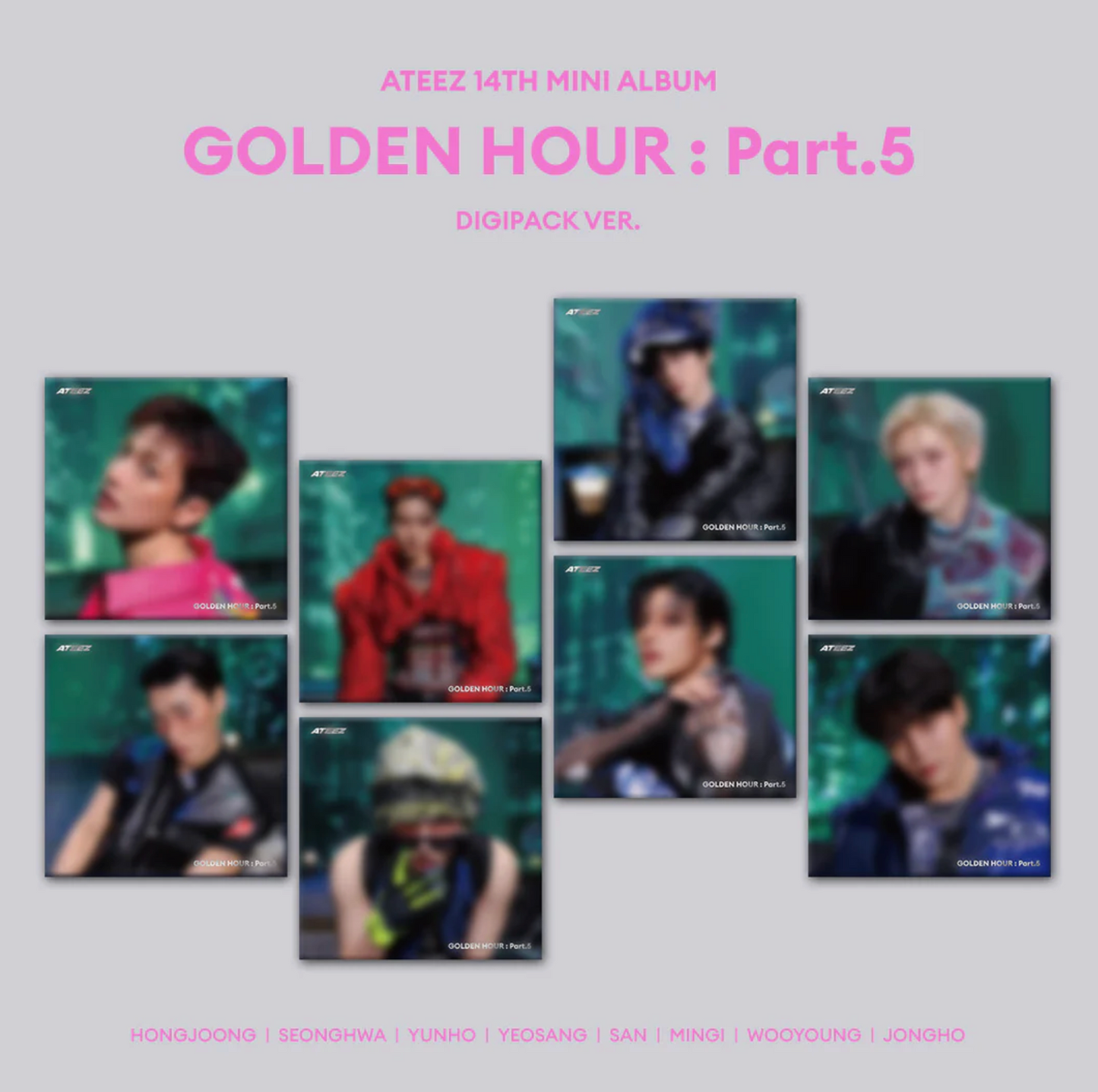 ATEEZ - [GOLDEN HOUR : Part.5] DIGIPACK Ver.