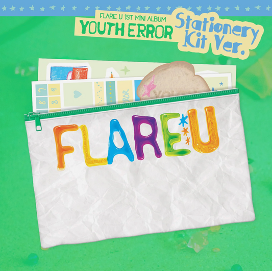 FLARE U - 1st Mini Album [YOUTH ERROR] Stationery Kit Ver.
