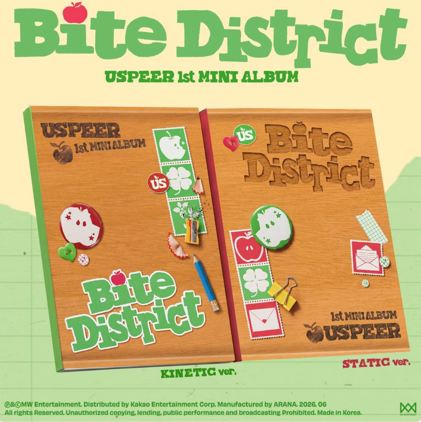 USPEER - 1st Mini Album [BITE DISTRICT]