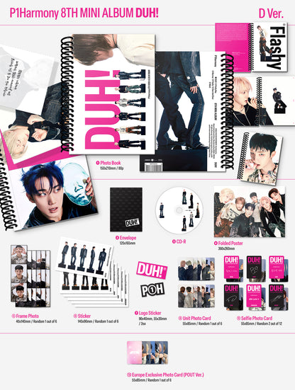 P1Harmony - 7th Mini album [DUH!] (Photobook) [SIGNÉ] - hello82