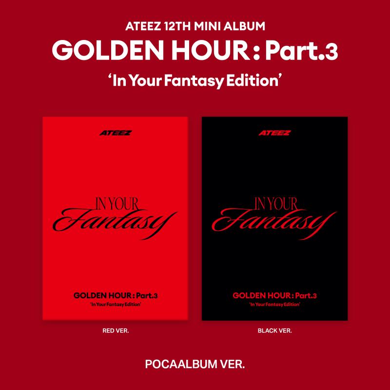 ATEEZ - 12th Mini Album [GOLDEN HOUR : Part.3 ‘In Your Fantasy Edition’] (POCA ver.)