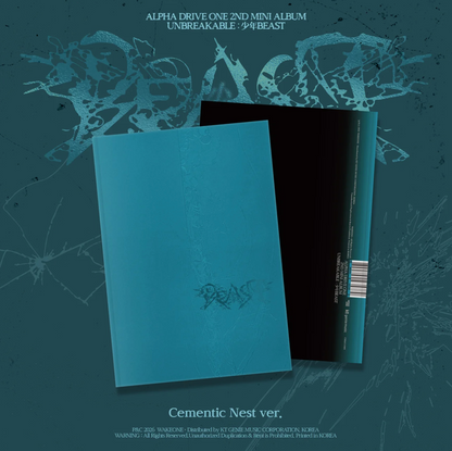 ALPHA DRIVE ONE - 2nd Mini Album [UNBREAKABLE : 少年BEAST]