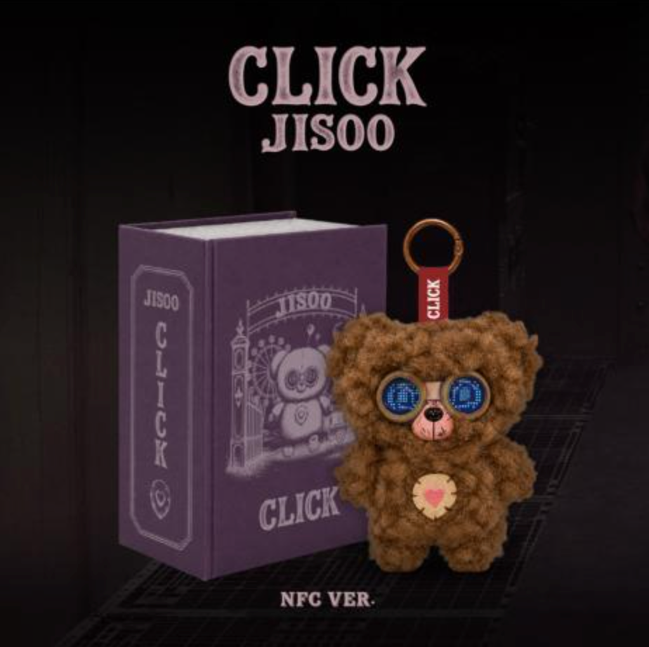 JISOO - Single Album [CLICK] CLICK BABY BEAR NFC Ver.