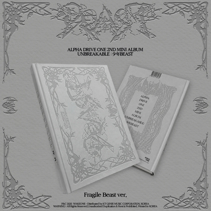 ALPHA DRIVE ONE - 2nd Mini Album [UNBREAKABLE : 少年BEAST]