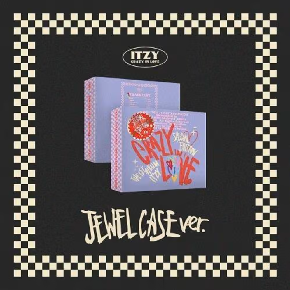 ITZY - 1st Album [CRAZY IN LOVE] (JEWEL CASE Ver.)