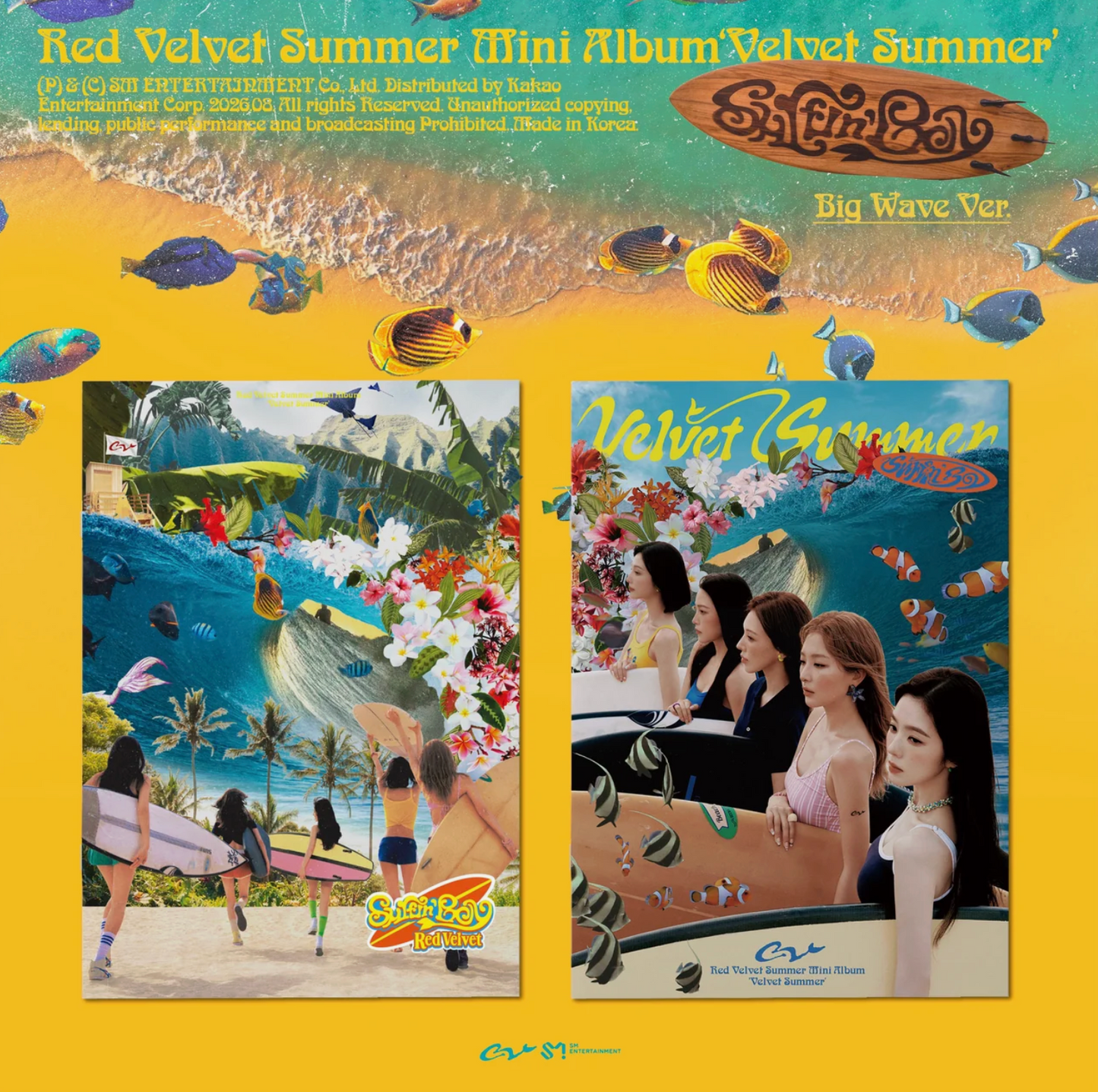 Red Velvet - Summer Mini Album [Velvet Summer] Big Wave Ver.